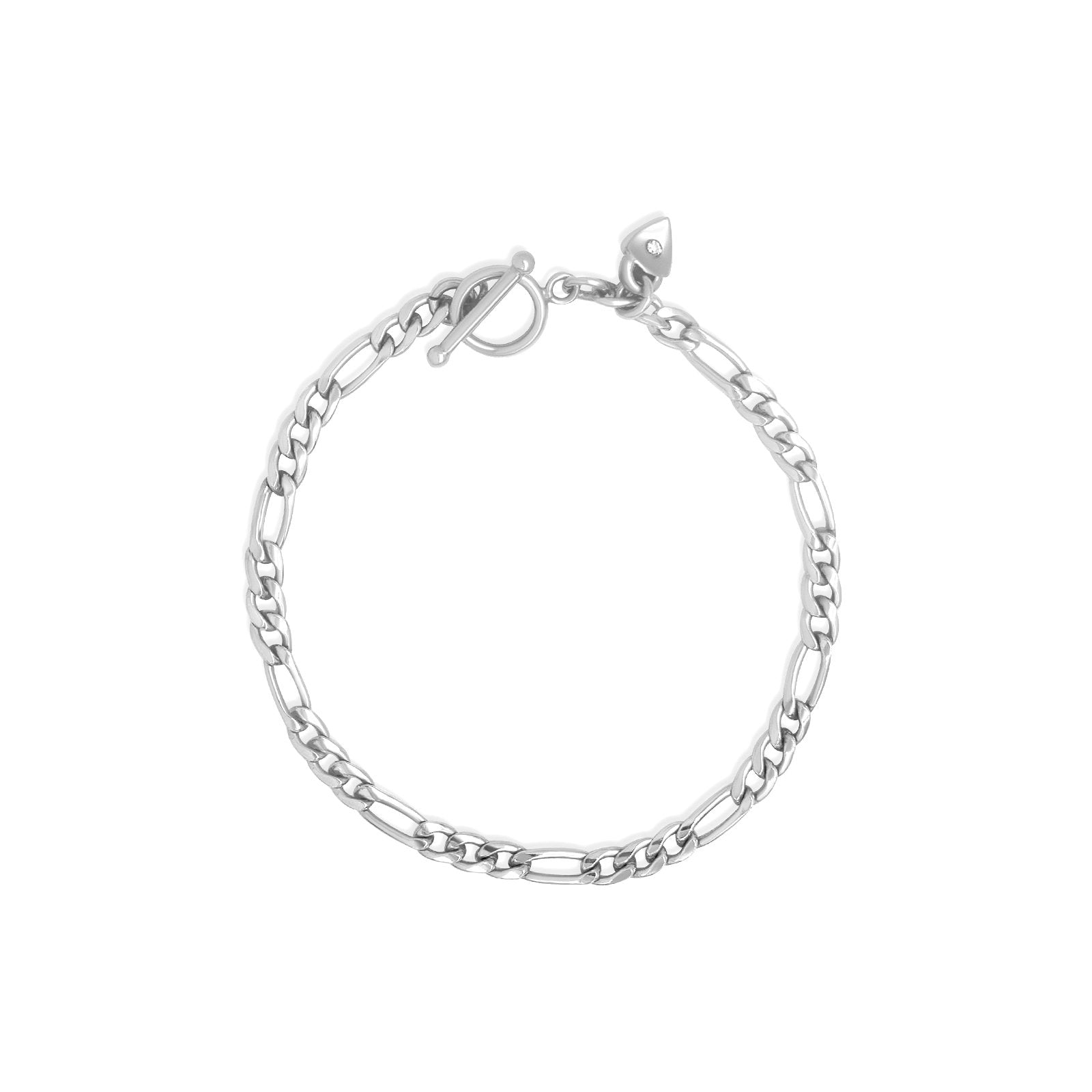 3.5mm Gold Filled Figaro Chain Bracelet - Camille Jewelry