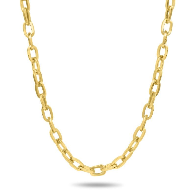 Ares - Bold Paperclip Chain Necklace - Camille Jewelry