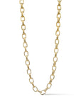 Gold Double Link Chain Necklace – Timeless Chic Statement Jewelry on a white background - Camille Jewelry