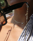 Convertible Paperclip Chain Necklace For Eyewear - Camille Jewelry