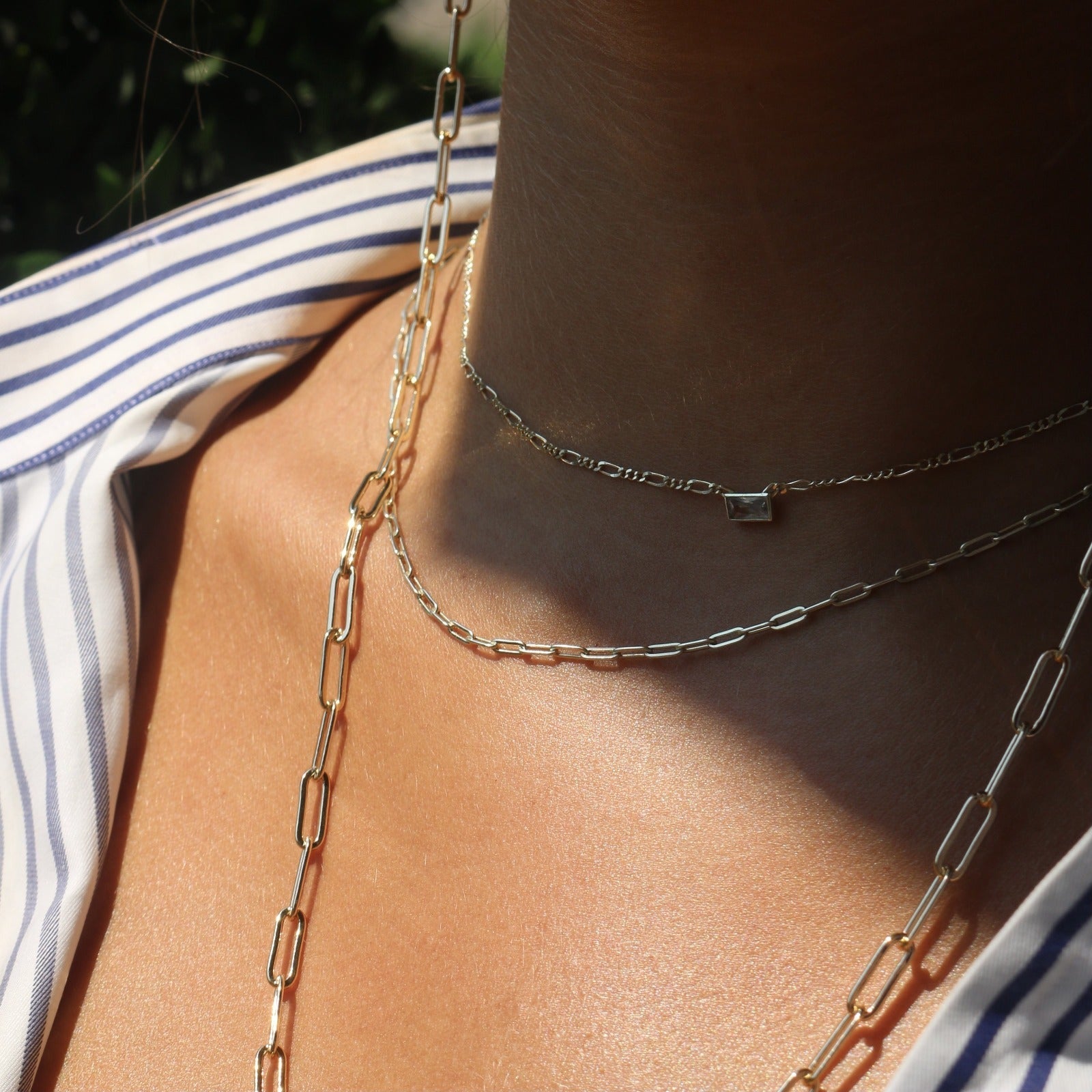 Convertible Paperclip Chain Necklace For Eyewear - Camille Jewelry