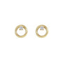 Diamond Accent Circle Stud Earrings - Camille Jewelry