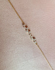 Diamond Bar Bracelet – 14K Yellow Gold, 1/3 CTW Constellation Design - Camille Jewelry