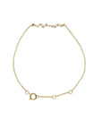 Diamond Bar Bracelet – 14K Yellow Gold, 1/3 CTW Constellation Design - Camille Jewelry
