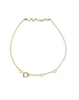 Diamond Bar Bracelet – 14K Yellow Gold, 1/3 CTW Constellation Design - Camille Jewelry