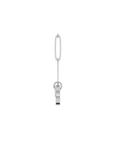 Diamond Charm Holder Necklace in Solid 14K Gold - Camille Jewelry