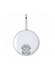 Diamond Paw Print Charm in 14K Gold for Dog and Cat Moms - Camille Jewelry