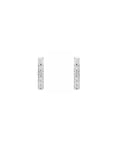 Diamond Small Diamond Hoop Earrings - Camille Jewelry