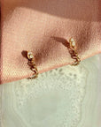 Diamond Studs with Locking Backs – Dainty Sparkle, Secure Design - Camille Jewelry