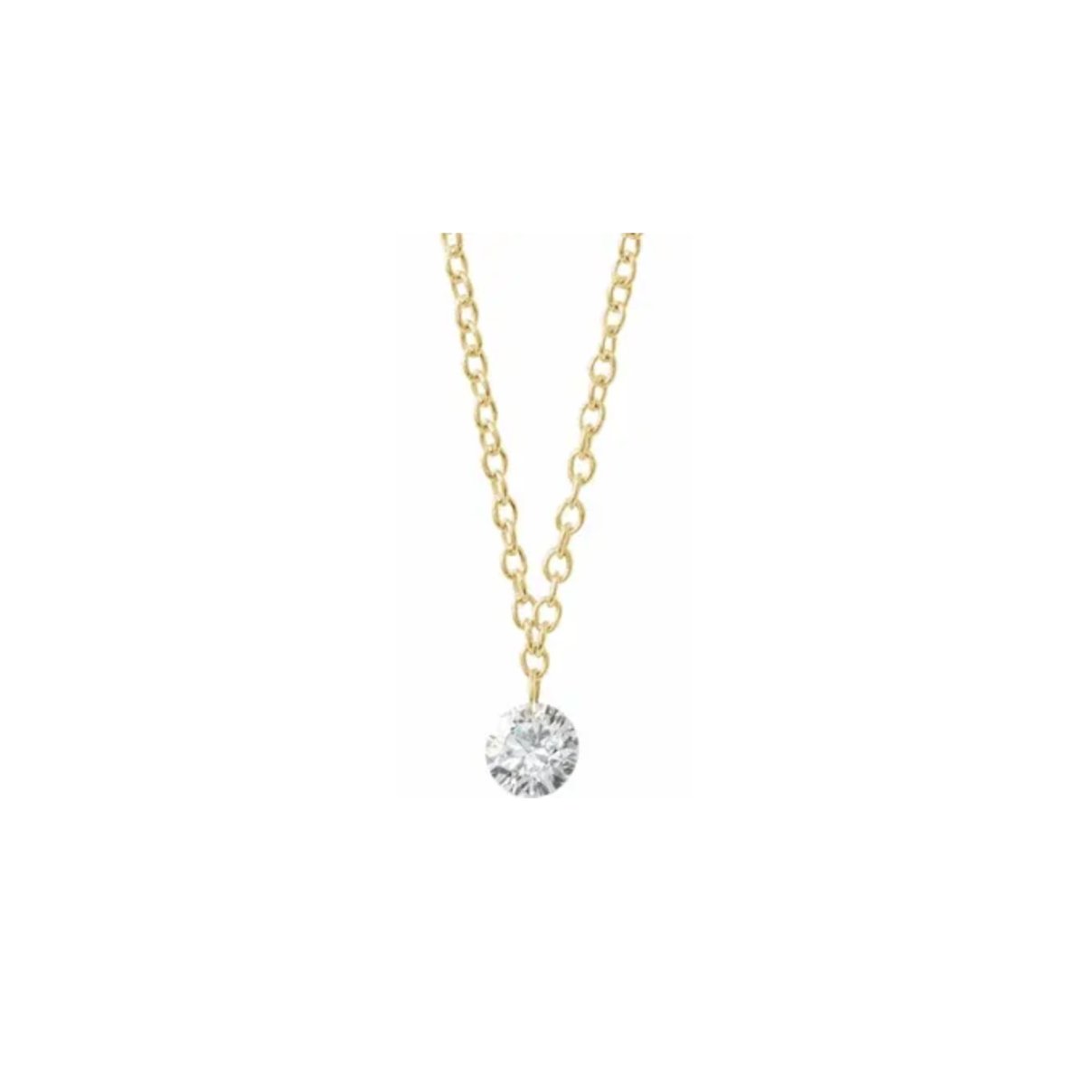 Drilled Diamond Necklace - Camille Jewelry