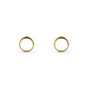Gold Filled - Mini Open Disk Stud Earrings - Camille Jewelry