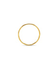 Gold Filled Delicate Wire Stack Ring top view on a white background- Camille Jewelry