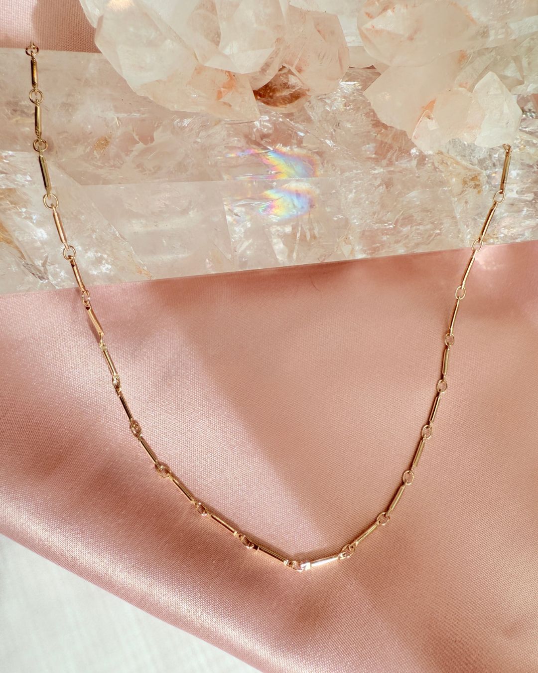 Magnetic Necklace | Convertible Station Bar Chain – Camille Jewelry