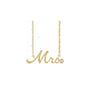 Mrs. Diamond Accent Nameplate Necklace - Camille Jewelry