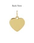 Paw Print Charm with Natural Diamonds in Solid 14K Gold - Camille Jewelry