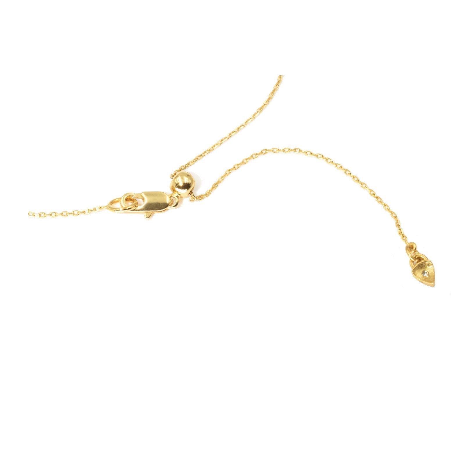 Phoenix - Gold Y Style Bird Beak Necklace - Camille Jewelry
