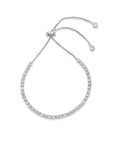 Sterling Silver Casual Tennis Bracelet On White Background - Camille Jewelry