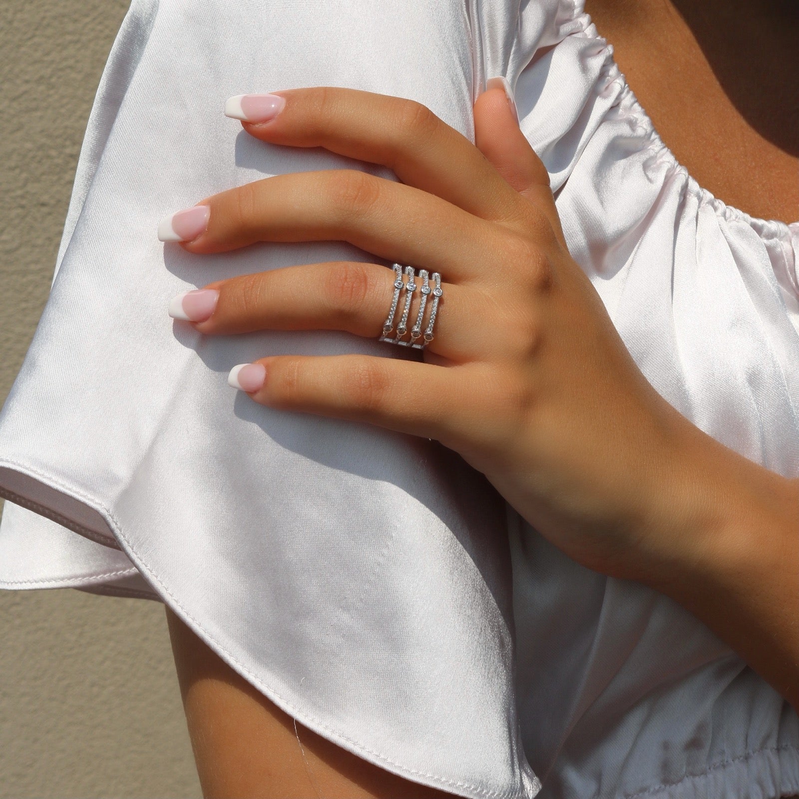 Sterling Silver Stack Ring - Camille Jewelry