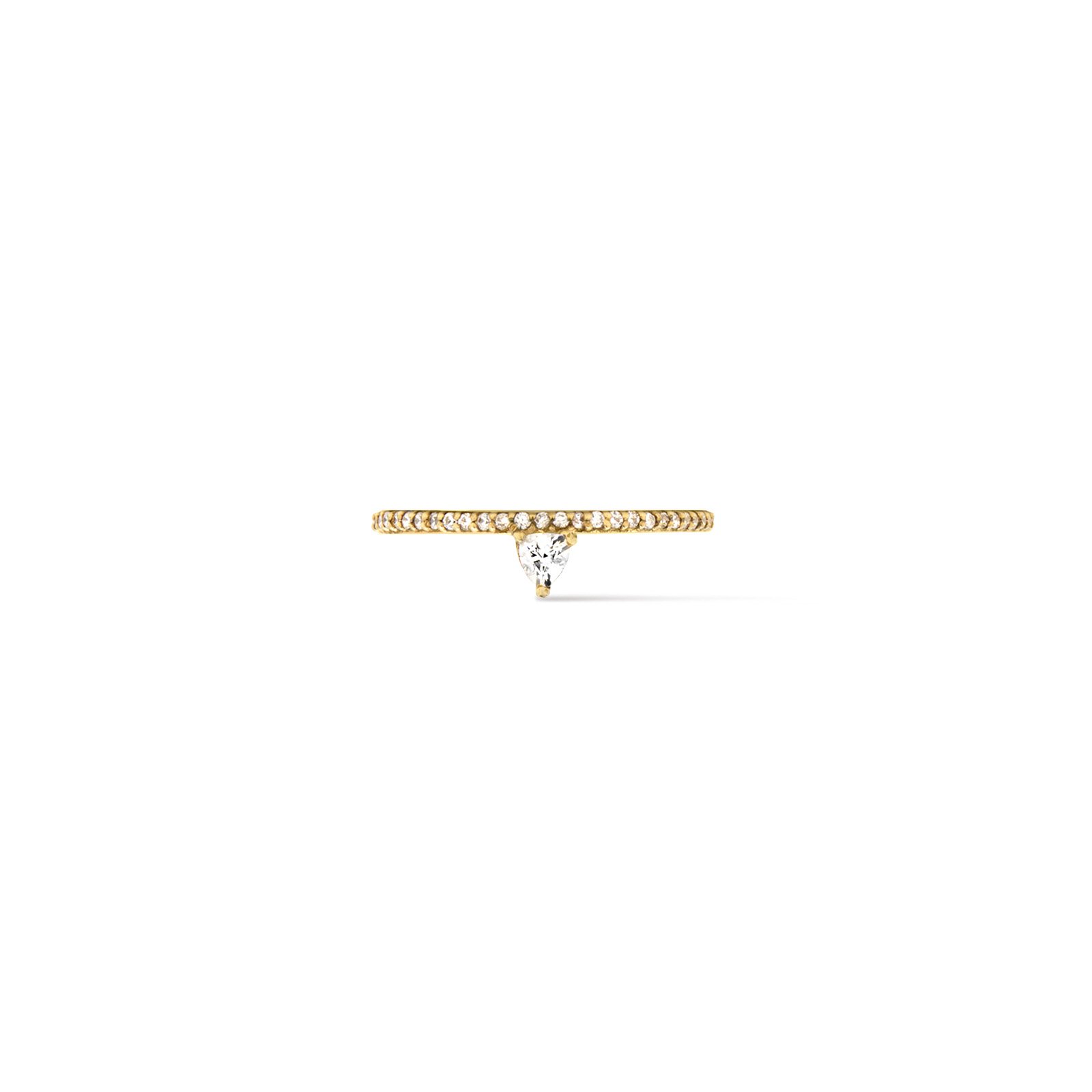 Theia - Vermeil & Sterling Silver Micro Pave Ring - Camille Jewelry