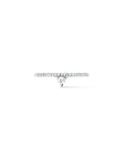 Women’s Stacking Ring – Skinny Trillion Pavé Band in Gold Vermeil - Camille Jewelry