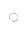 Women’s Stacking Ring – Skinny Trillion Pavé Band in Gold Vermeil - Camille Jewelry