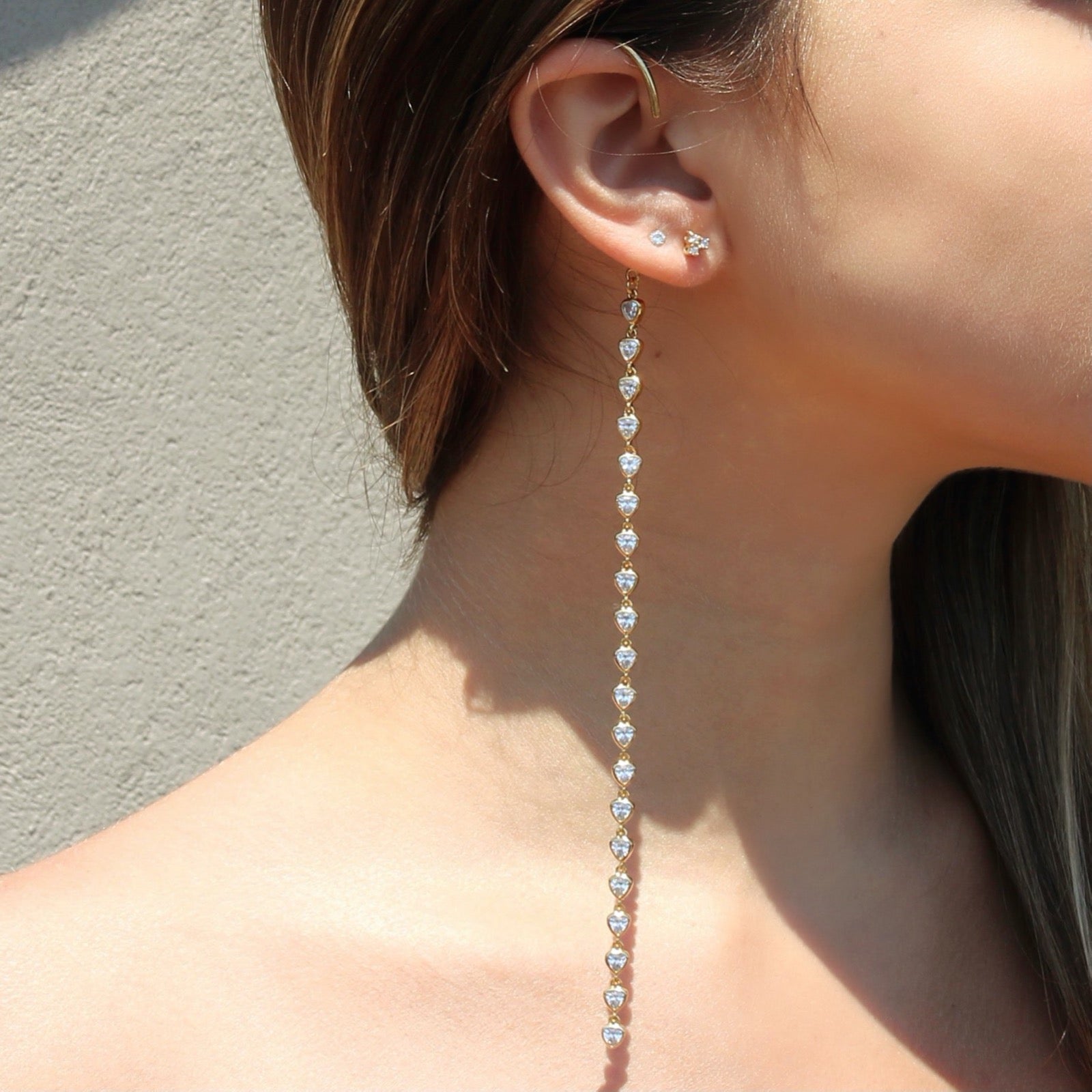 Thyra - Linear Cuff Earrings - Camille Jewelry