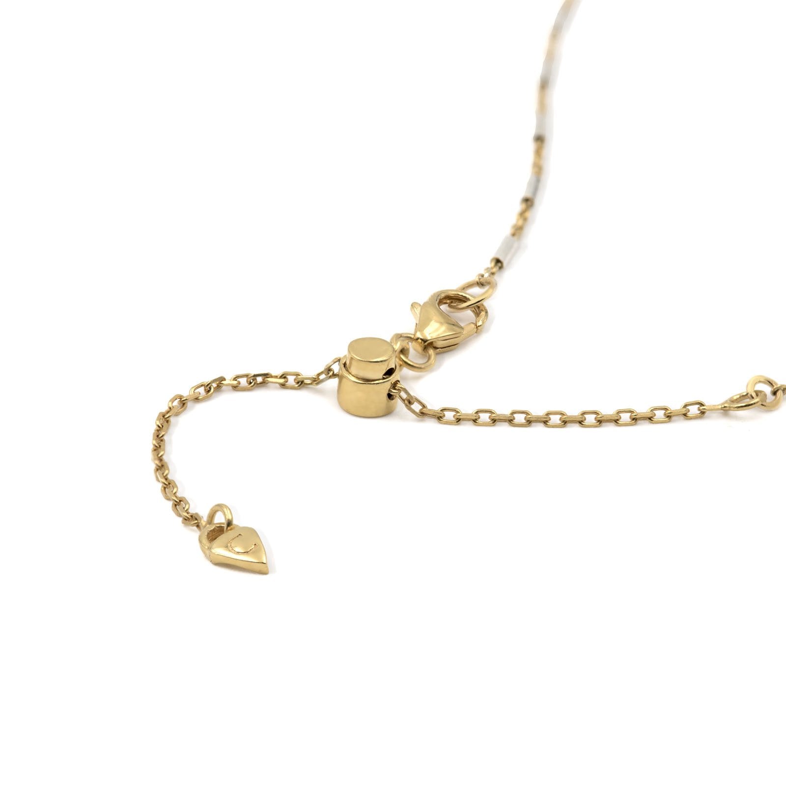 Vermeil & Sterling Silver - Trillion Necklace - Camille Jewelry