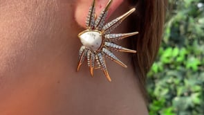 Phoenix wing earring statement | camille Jewelry