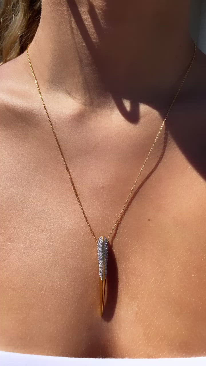 Phoenix Large Beak Necklace | Camille Jewelry