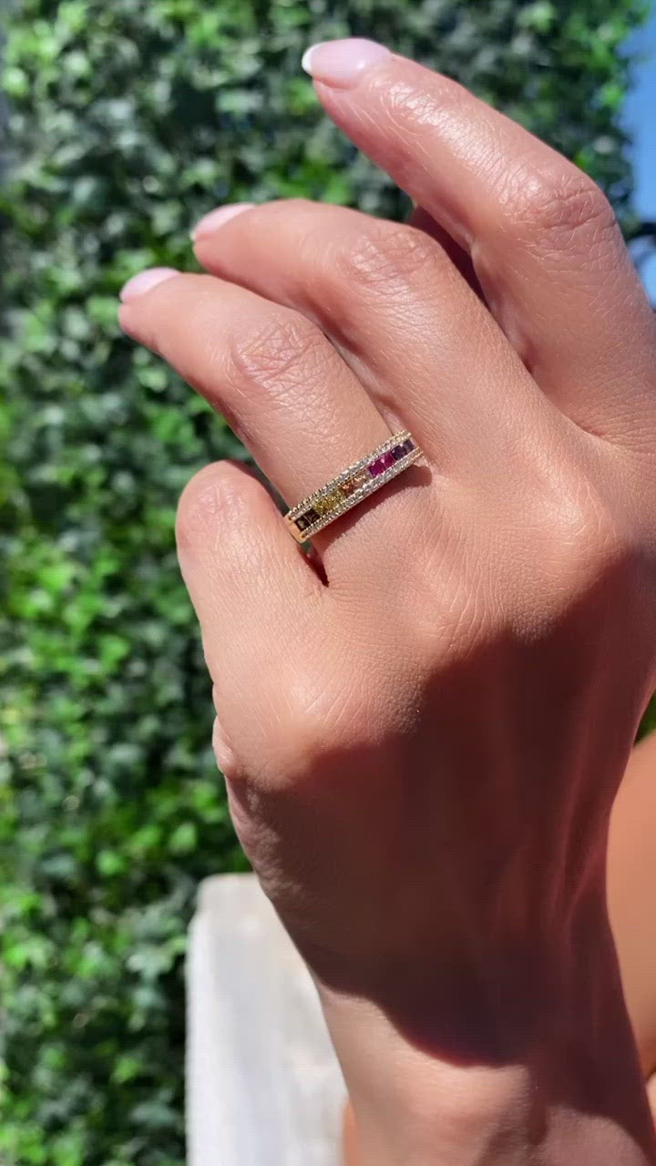 Rainbow Ring | Camille Jewelry