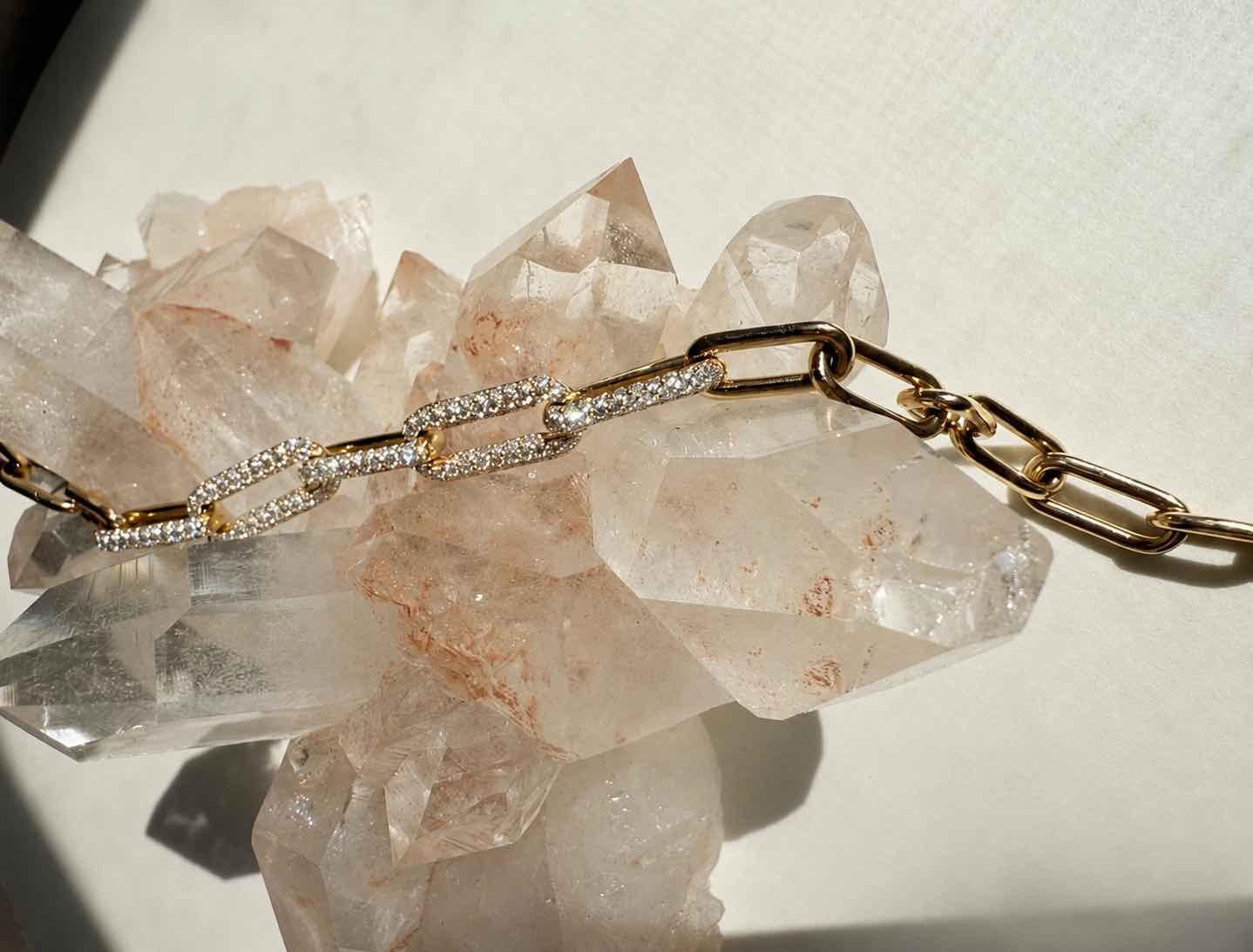Fine Jewelry rings with diamonds and gemstones on model by Camille Jewelry