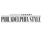  'Modern Luxury Philadelphia Style' logo news feature on a white background - Camille Jewelry