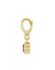 Birthstone Charm in 14K Gold, Bezel Set - Camille Jewelry