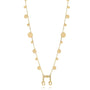 Convertible Gypsy Charm Chain magnetic Necklace For Eyewear On White Background - Camille Jewelry