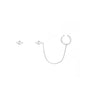 Cuff and Stud Earrings – Sterling Silver Trillion Demi Fine Jewelry - Camille Jewelry