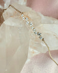 Diamond Bar Bracelet – 14K Yellow Gold, 1/3 CTW Constellation Design - Camille Jewelry