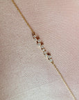 Diamond Bar Bracelet – 14K Yellow Gold, 1/3 CTW Constellation Design - Camille Jewelry