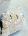 Diamond Cross Stud Earrings – A Symbol of Faith and Timeless Style - Camille Jewelry