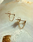 Diamond Studs with Locking Backs – Dainty Sparkle, Secure Design - Camille Jewelry