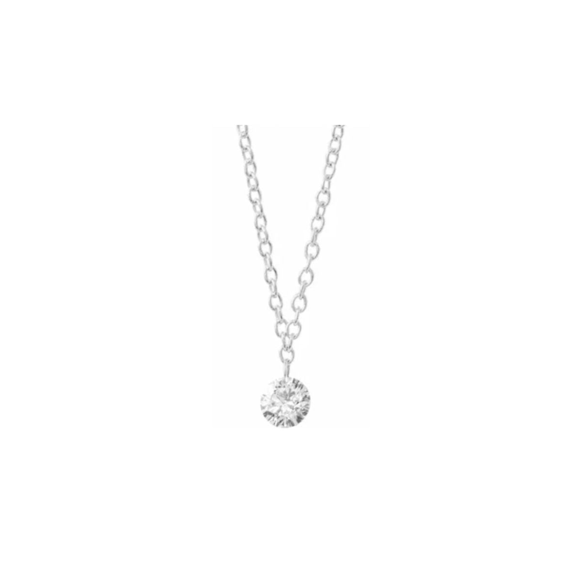 Drilled Diamond Necklace - Camille Jewelry