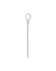 Engravable Gold Bar Charm with Natural Diamonds in Solid 14K Gold - Camille Jewelry