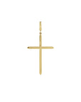 Gold Cross Charm in Solid 14K Gold - Camille Jewelry