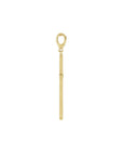 Gold Cross Charm in Solid 14K Gold - Camille Jewelry