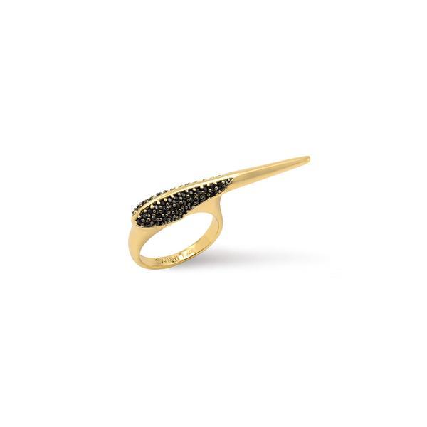 Gold Crossover Ring – Phoenix-Inspired Statement Jewelry - Camille Jewelry