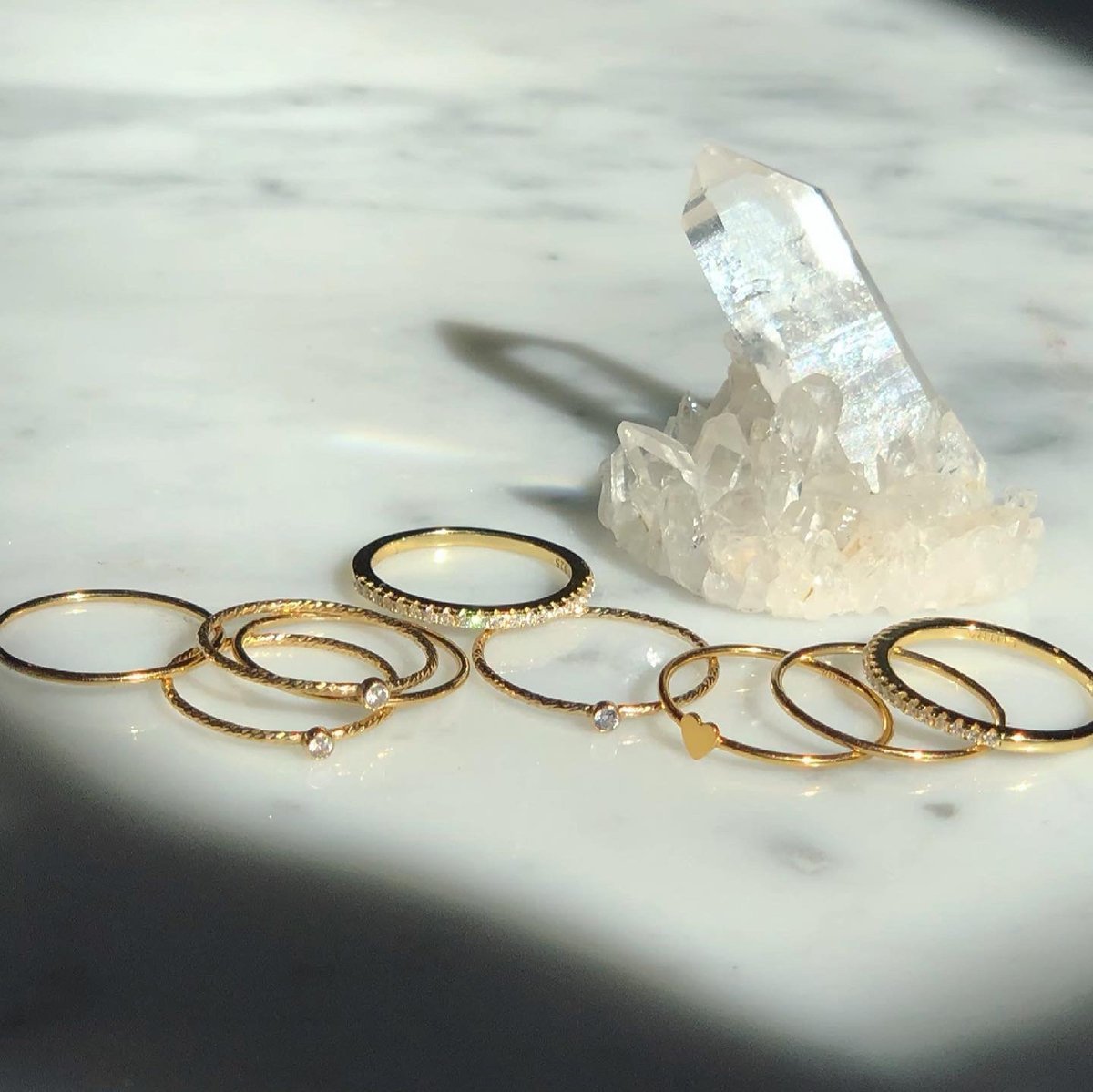 Gold Filled Bezel Ring in 14K Gold Filled - Camille Jewelry