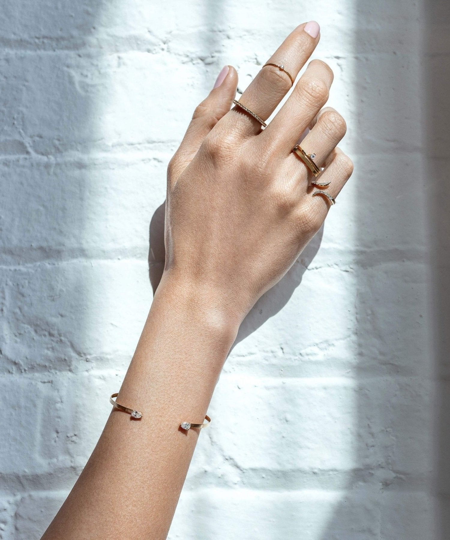 Gold Filled Bezel Ring in 14K Gold Filled - Camille Jewelry