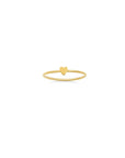 Gold Filled Delicate Heart Ring on a white background- Camille Jewelry