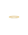 Gold Filled Delicate Wire Stack Ring on a white background - Camille Jewelry