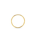 Gold Filled Delicate Wire Stack Ring top view on a white background- Camille Jewelry