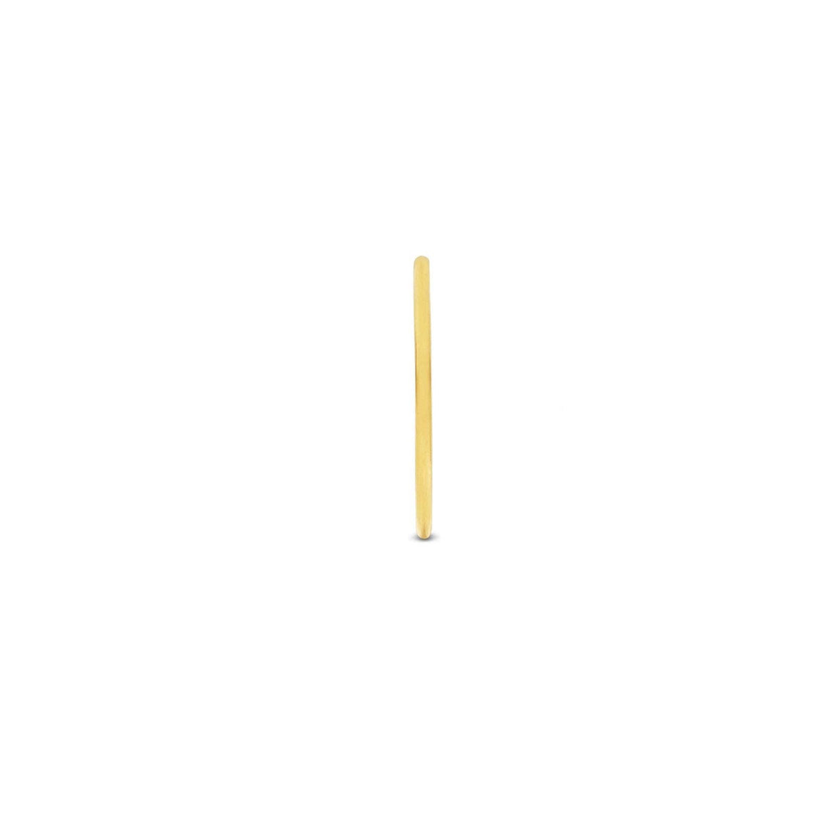 Gold Filled Delicate Wire Stack Ring side view on a white background- Camille Jewelry
